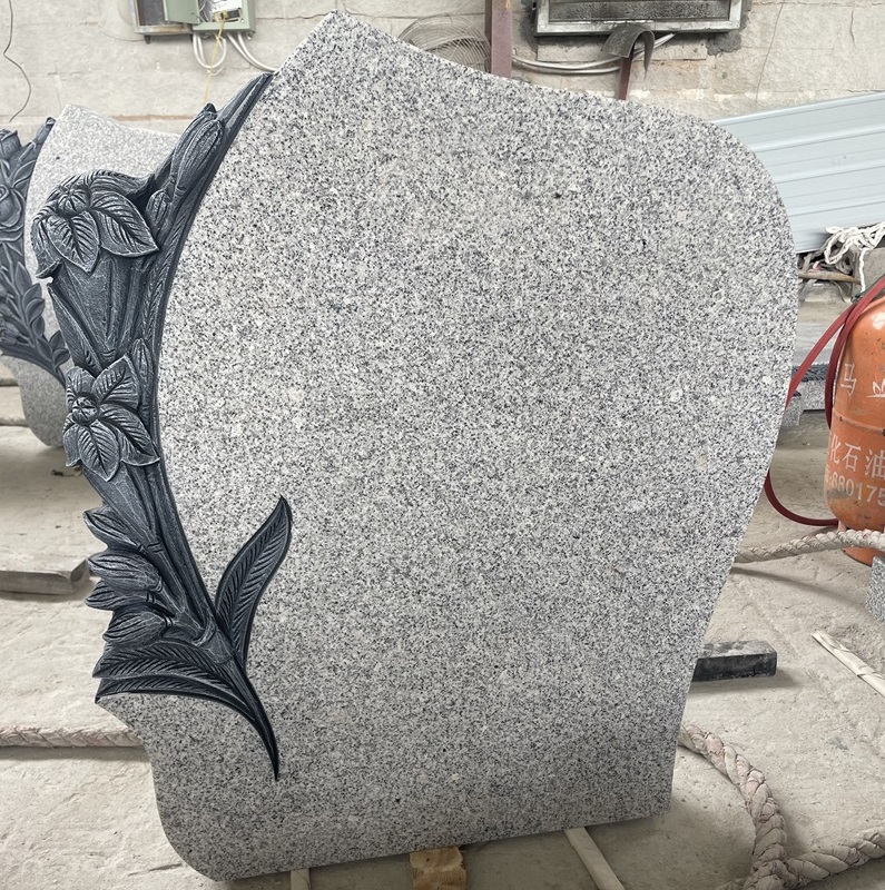 China Grey G603 Granite Irish Antique Lily Headstones