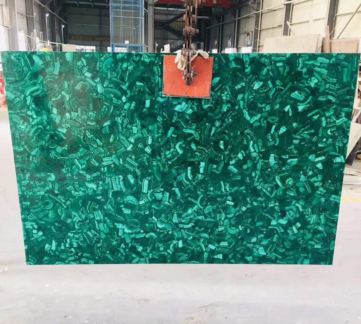Green Malachite Gemstone Slab
