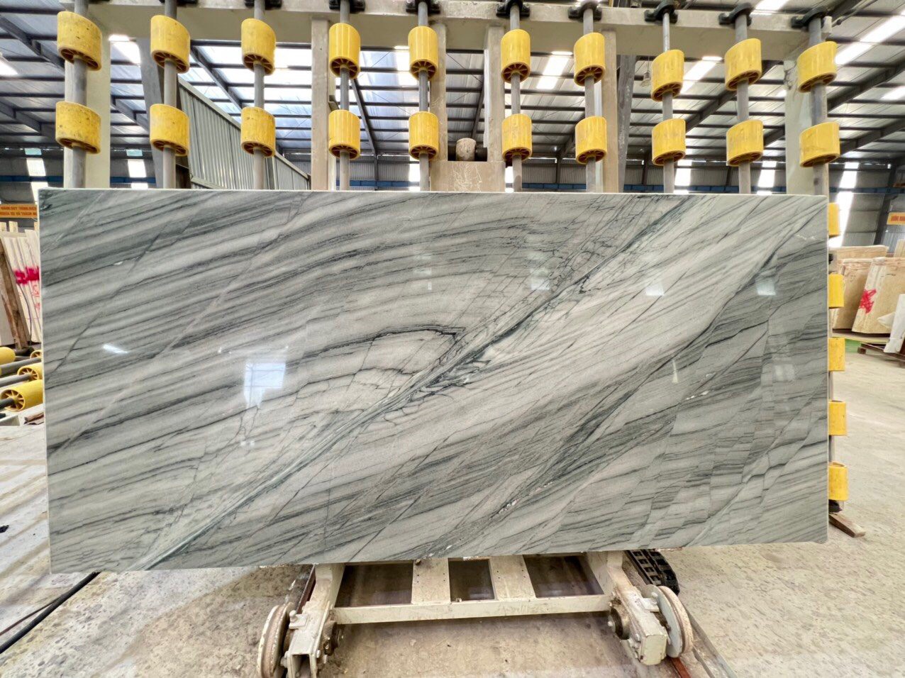 White Bianco Marble for Building from Vietnam