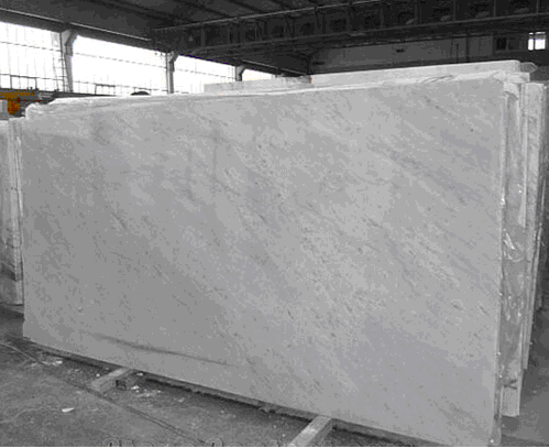 Bianco Carrara White Marble Polished Slab