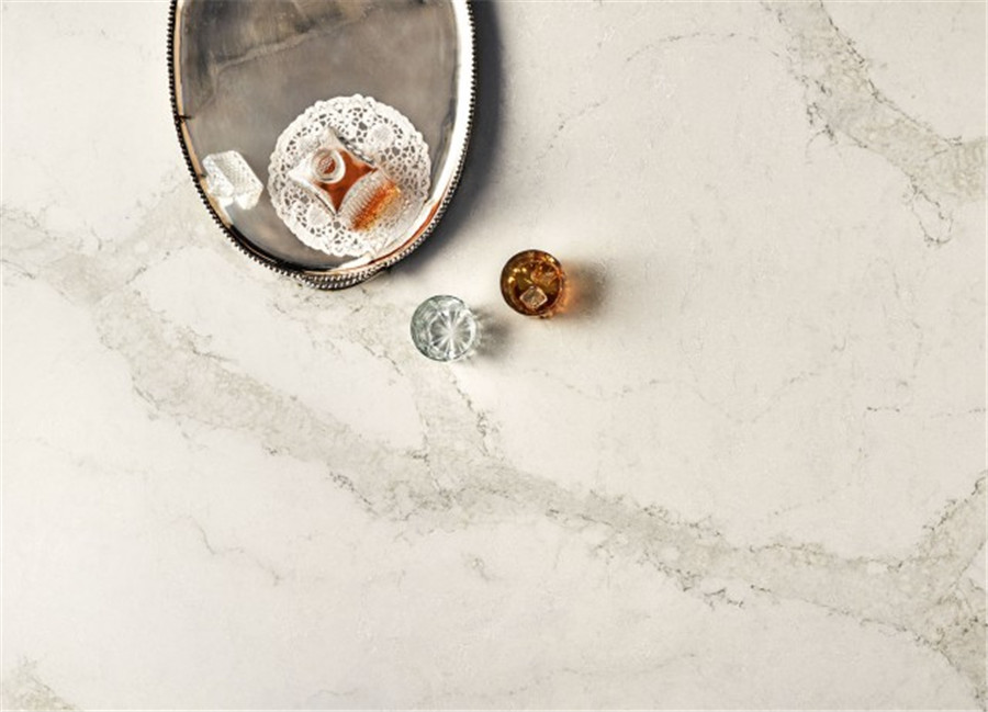 Calacatta Gold Solid Surface and Countertop with Bright Surface