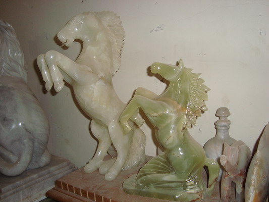 Horse Animal Sculpture Onyx