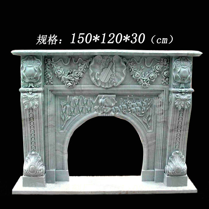 stone marble fireplace-1