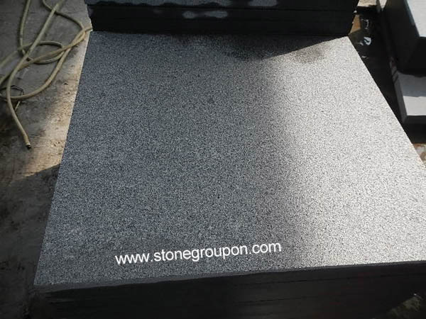 G654 China Granite Tiles-Flamed