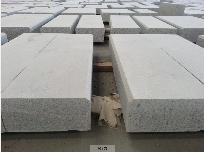 .G655 gray kerb honed finished Chinese manufacture