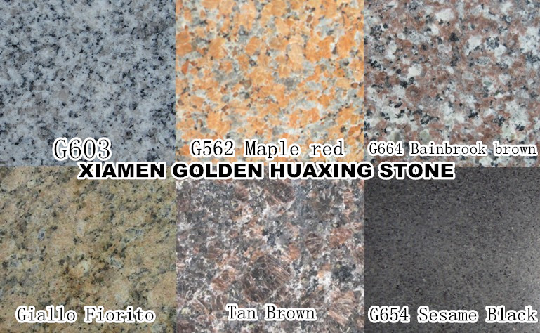 chinese Granite tile G603 Tanbrown G654 G562
