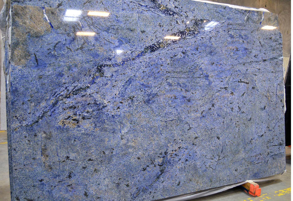 Blue Bahia Granite Slabs Polished Blue Granite Stone Slabs