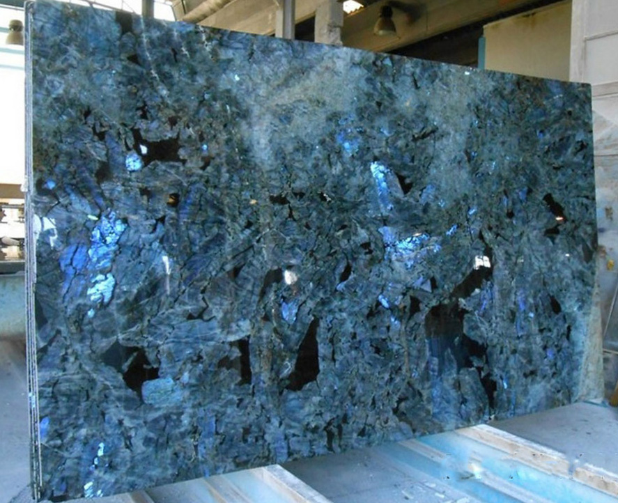 Labradorite Blue Granite Slabs Polished Blue Granite Slabs Quotation