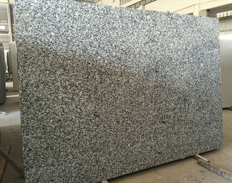 Spray White Granite Slabs Polished White Granite Slabs For Countertops