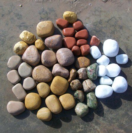Mix Color pebbles