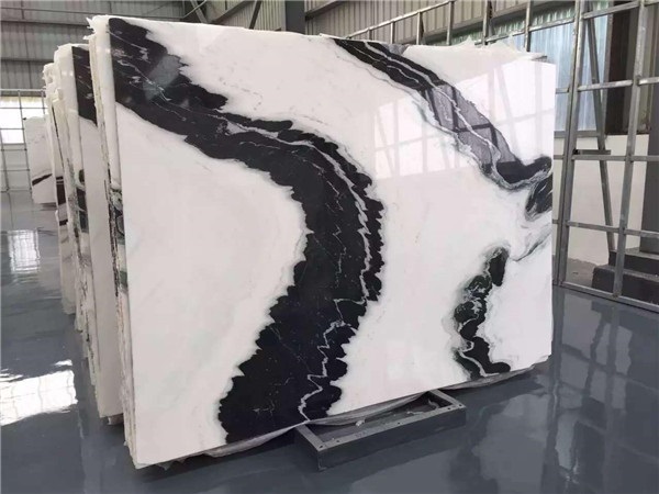 marble slab panda white