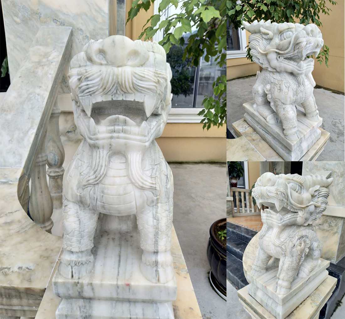 China White Marble Carving