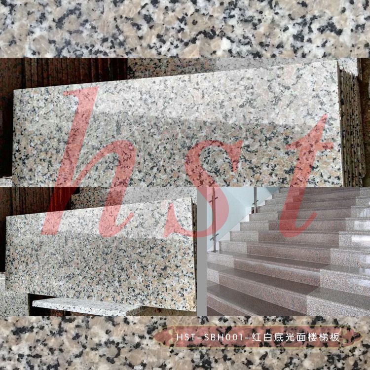 sanbao red graniteG563 granite stairs