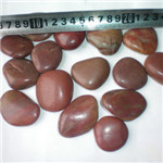 red pebble stone