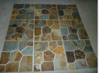 Square mats paving stone