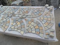 Fans mats paving stone