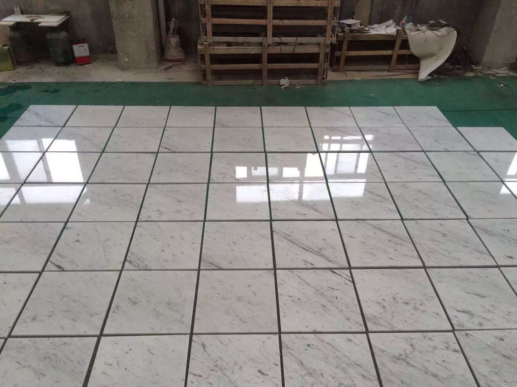 Bianco carrara white carrara marble tiles polished flooring