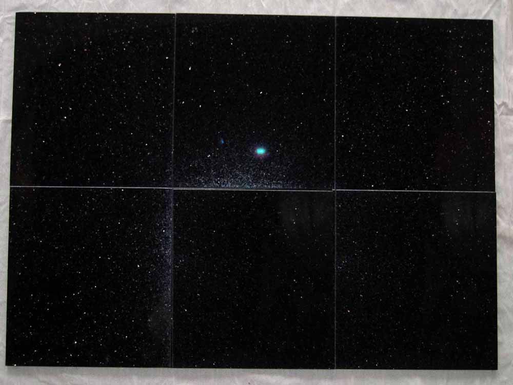 Black Galaxy Star Galaxy Verde Star