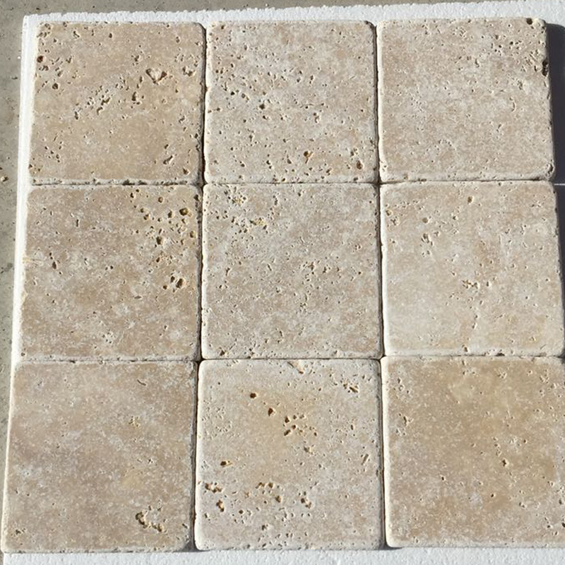 Turkish Travertine tumbled tile