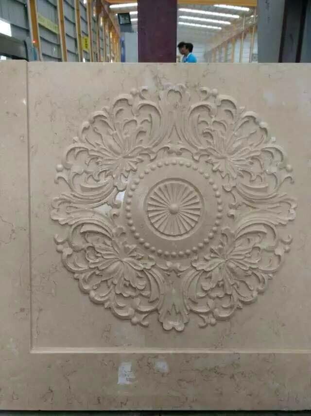 Egypt Cream marble carving