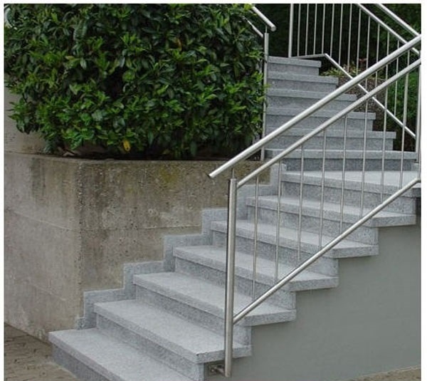 G603 Granite Stairs and Risers Chinese Mine Direct Selling