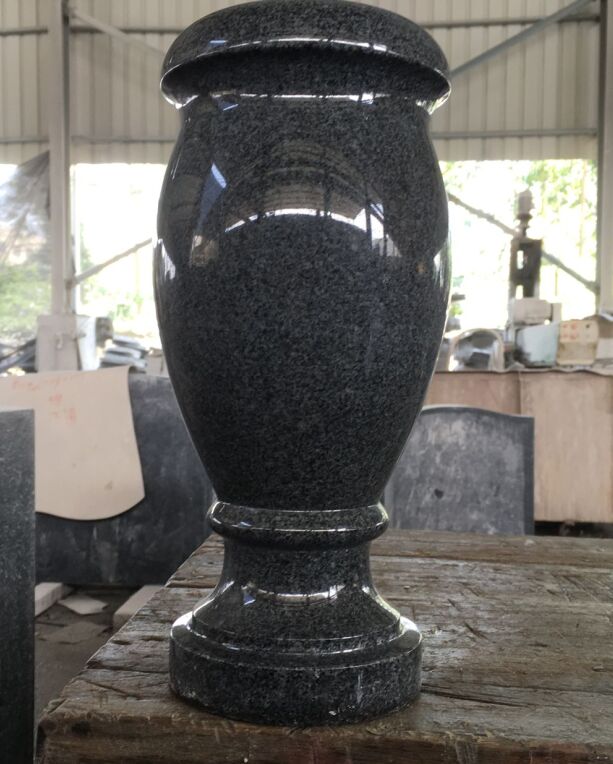 G654 Grey granite figure vase stone vase