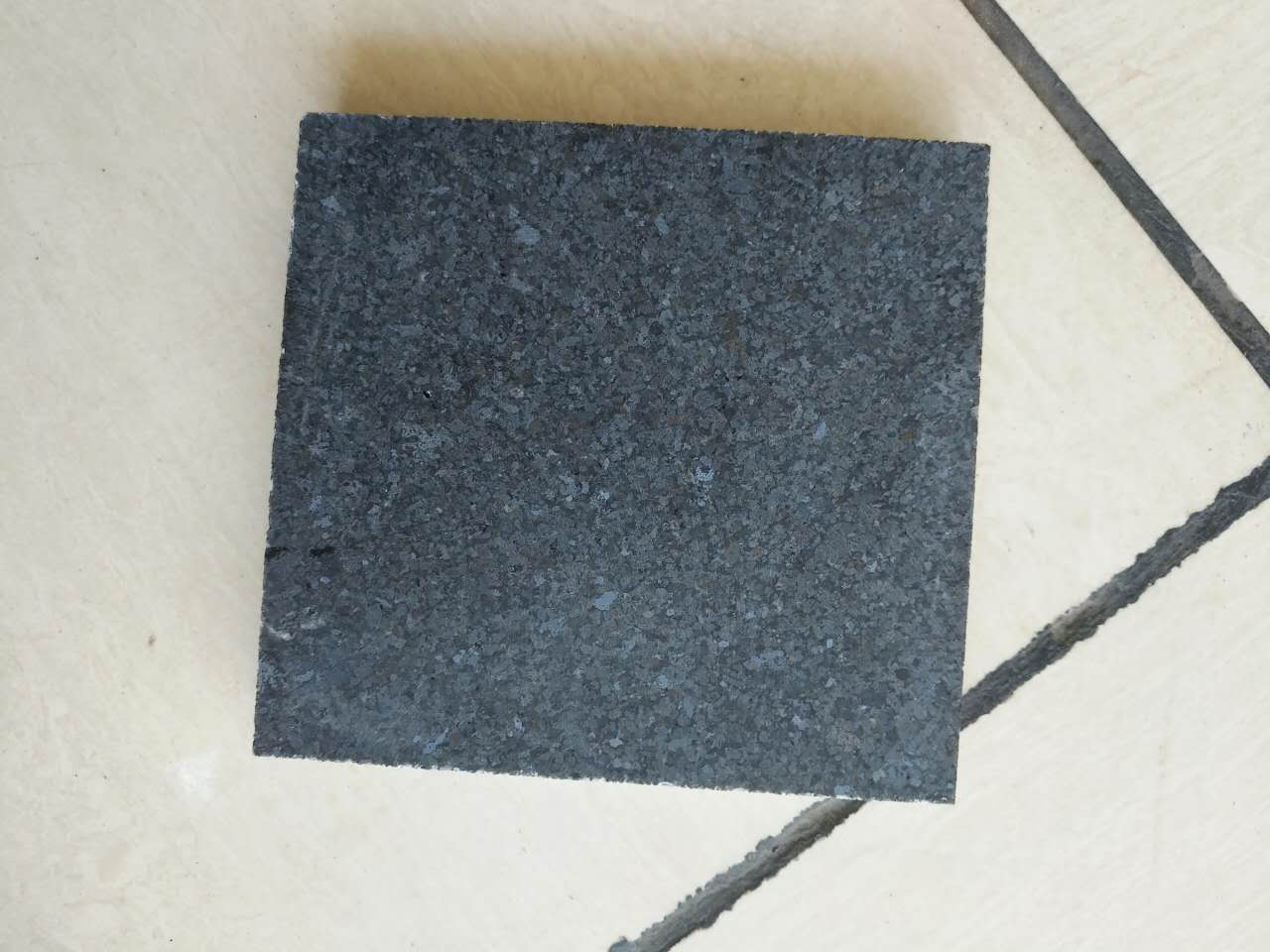 Chinese New Shanxi Black Granite Tiles with honed surface