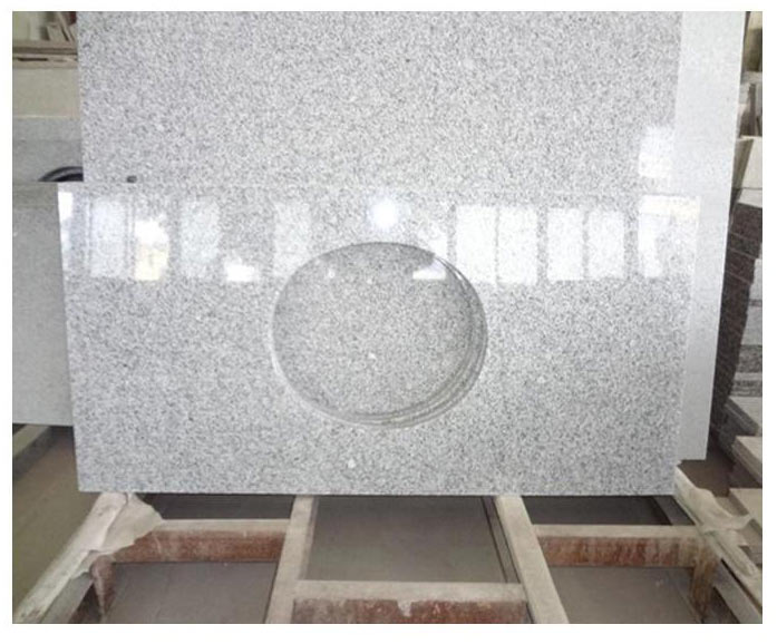 Polished G603 Granite Countertop for Bathroom Kitchen