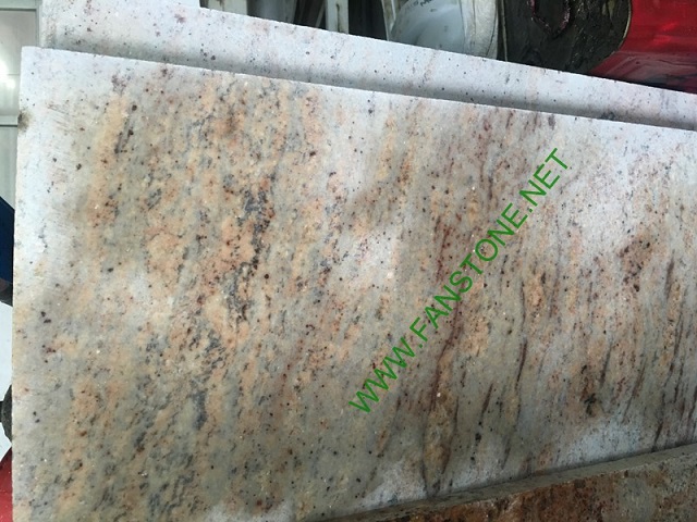 New Kashmir Gold granite saw cut