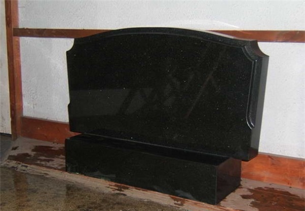 Russian style tombstone Shanxi Granite black