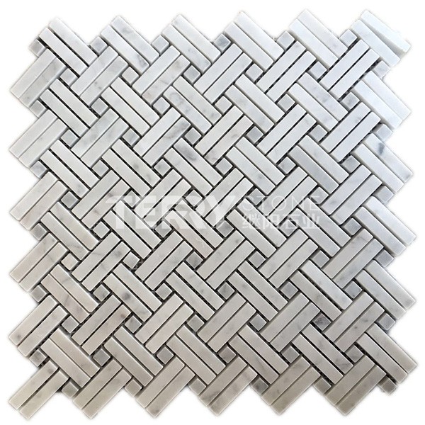 Marble Mosaic Tiles for floor wall covering  interior decoration with liner style