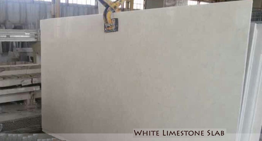 White Limestone Slab
