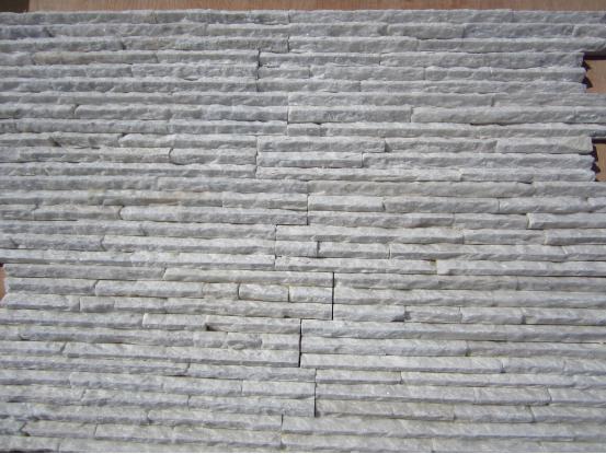 White Quartzite Cleft Pull Culture Stone