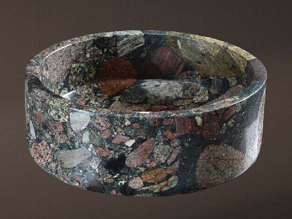 Low Price Wash Basin with China Multi-color Granite