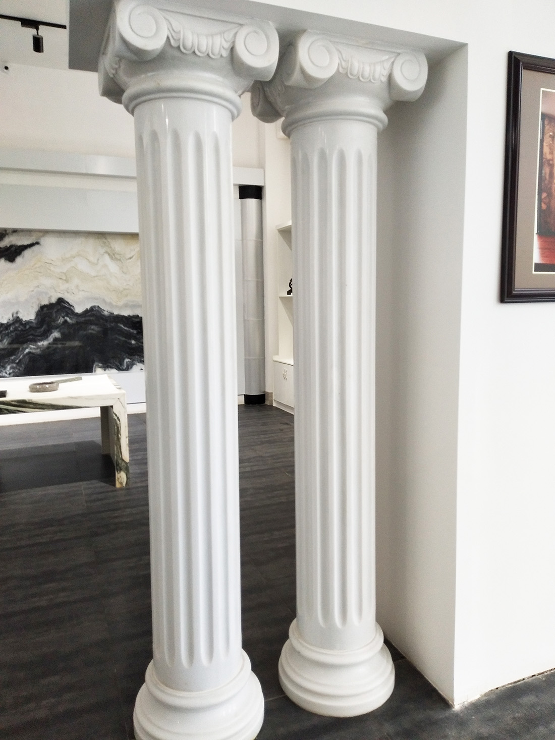 Marble Pillar White column