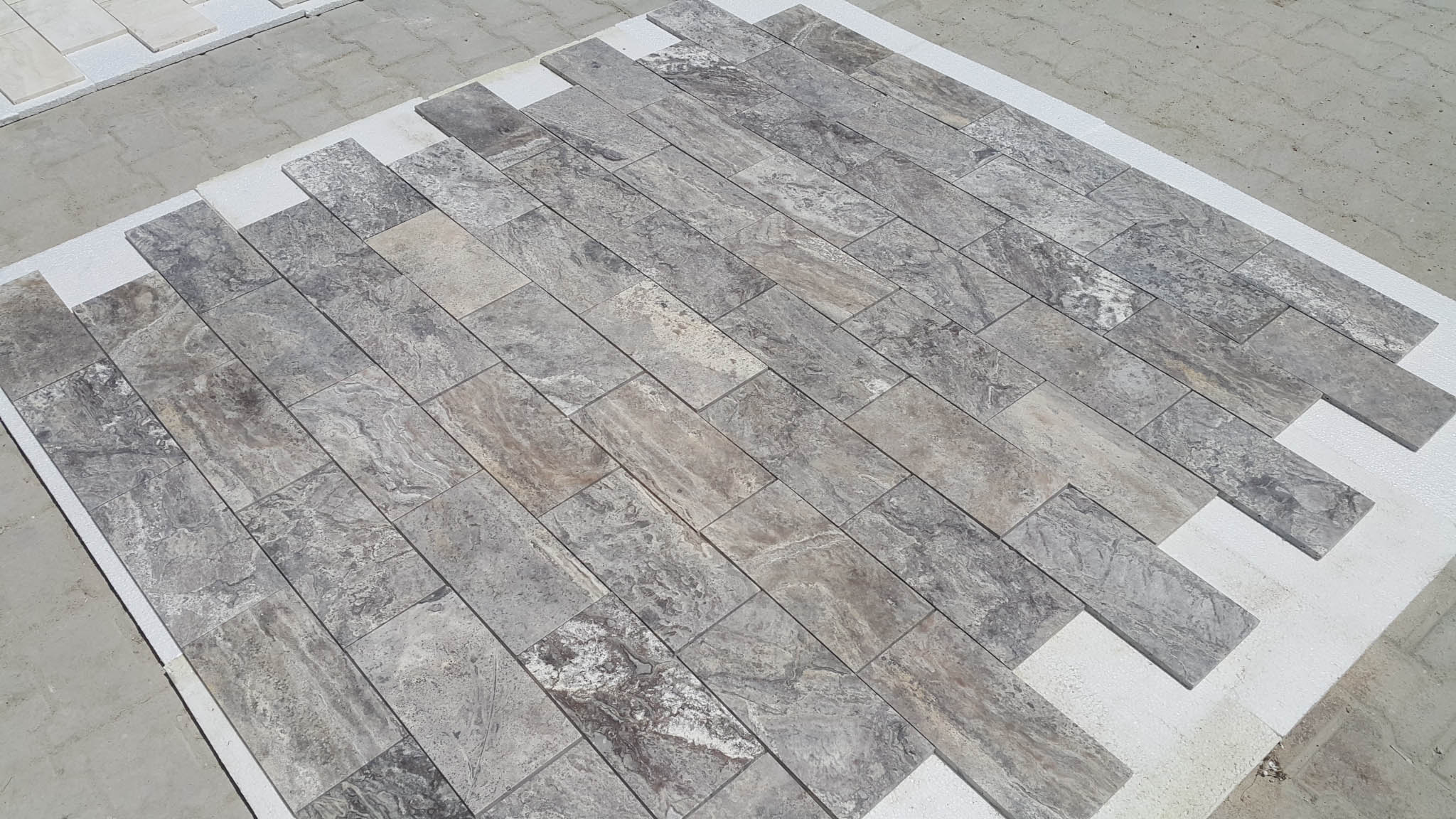 High Quality Turkish Silver Travertine tiles