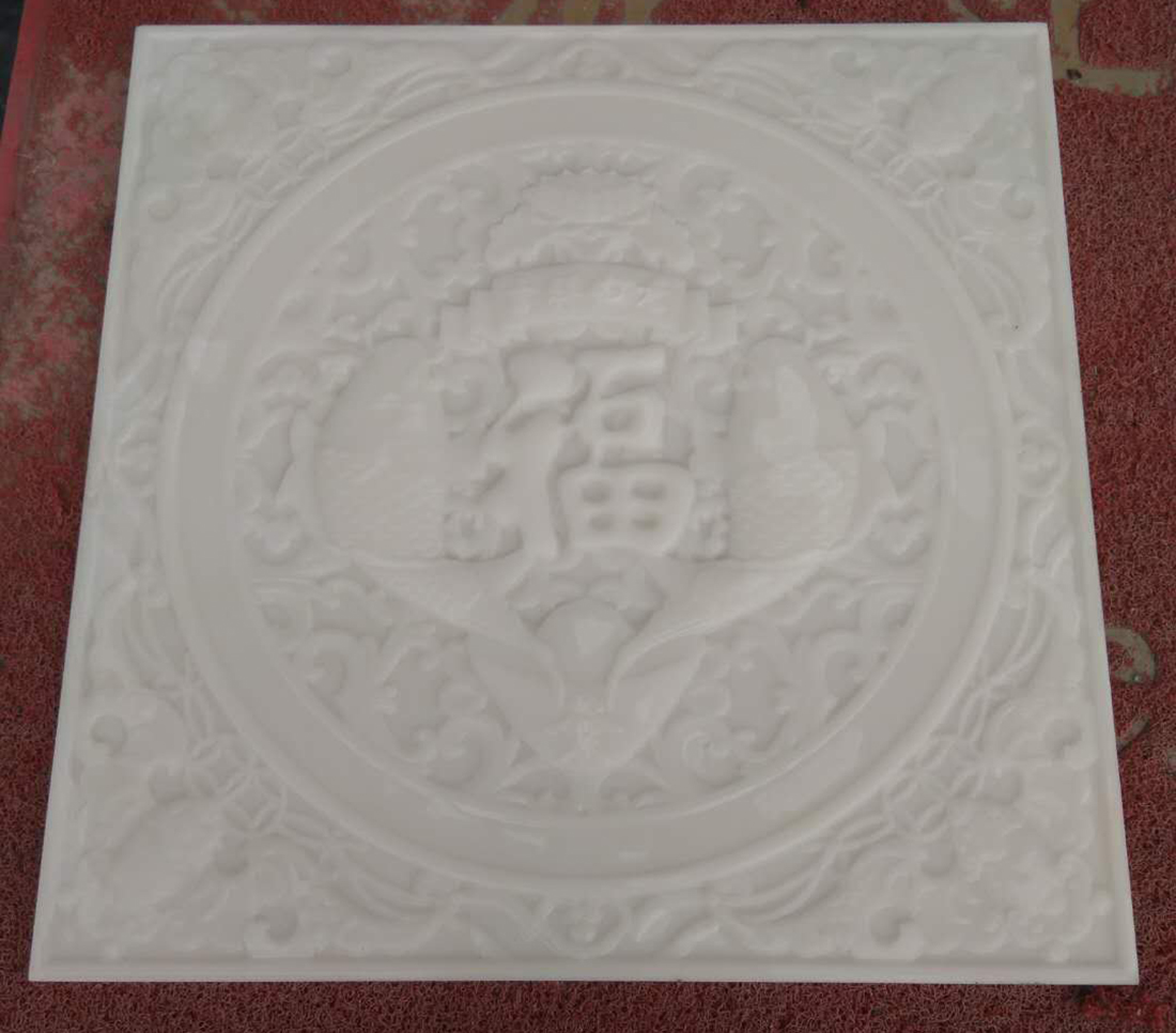 China White Jade stone carving made of marble
