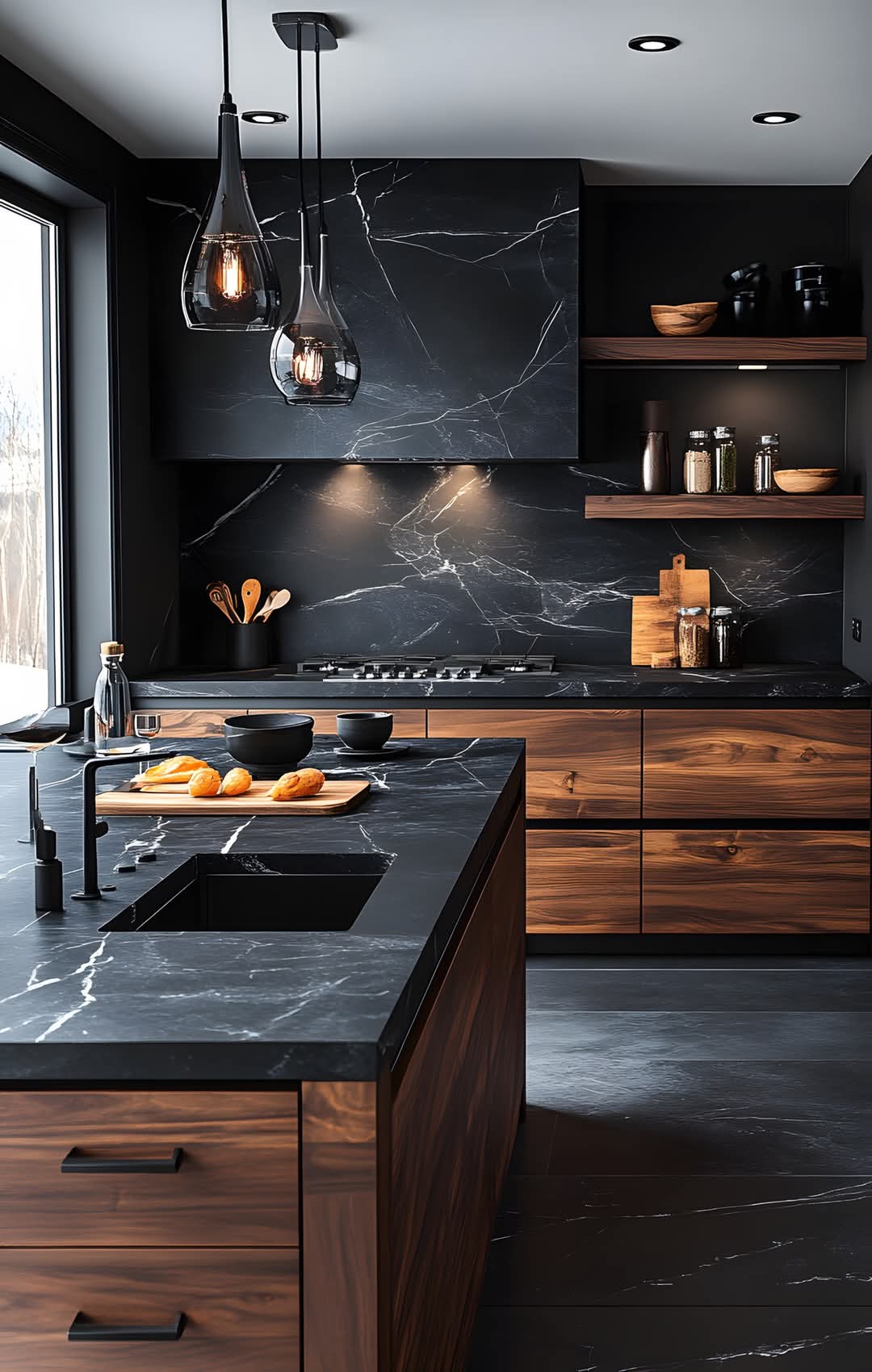Black Marble Kitchen Countertops and Worktops Black Marble Kitchen Countertops and Worktops