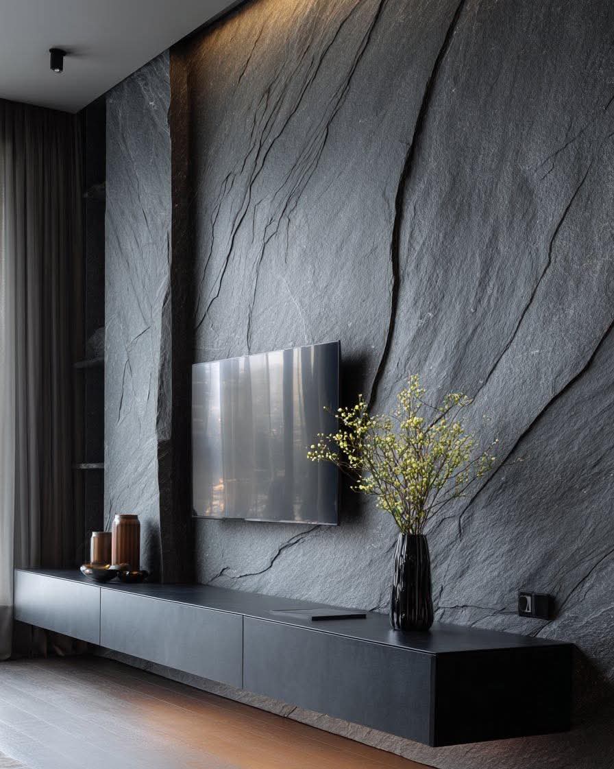 Natural Stone TV Wall Panel Natural Stone TV Wall Panel