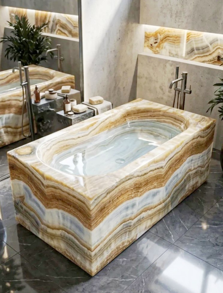 Onyx Bathtub for Bathroom Decorations Onyx Bathtub for Bathroom Decorations