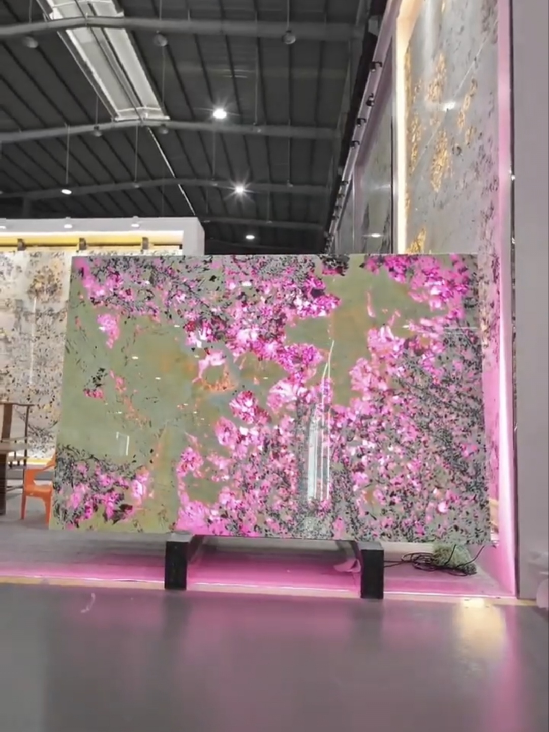Transparent Stone Slabs for Wall Panels